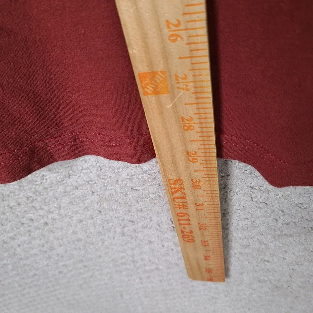 The North Face Shirt Mens XXL Red Long Sleeve Crew Neck Cotton Casual Outdoors